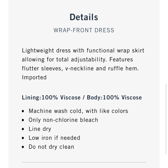 [A&F] Wrap Dress - Picture 5 of 5